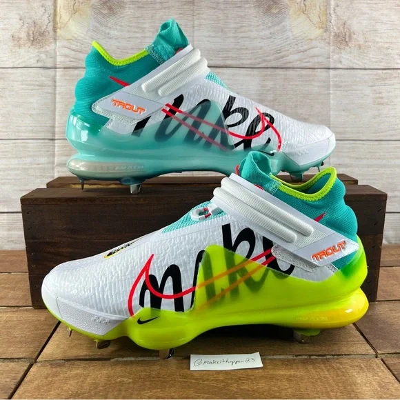 Nike | Shoes | Nike Force Zoom Trout 7 White Aurora Green